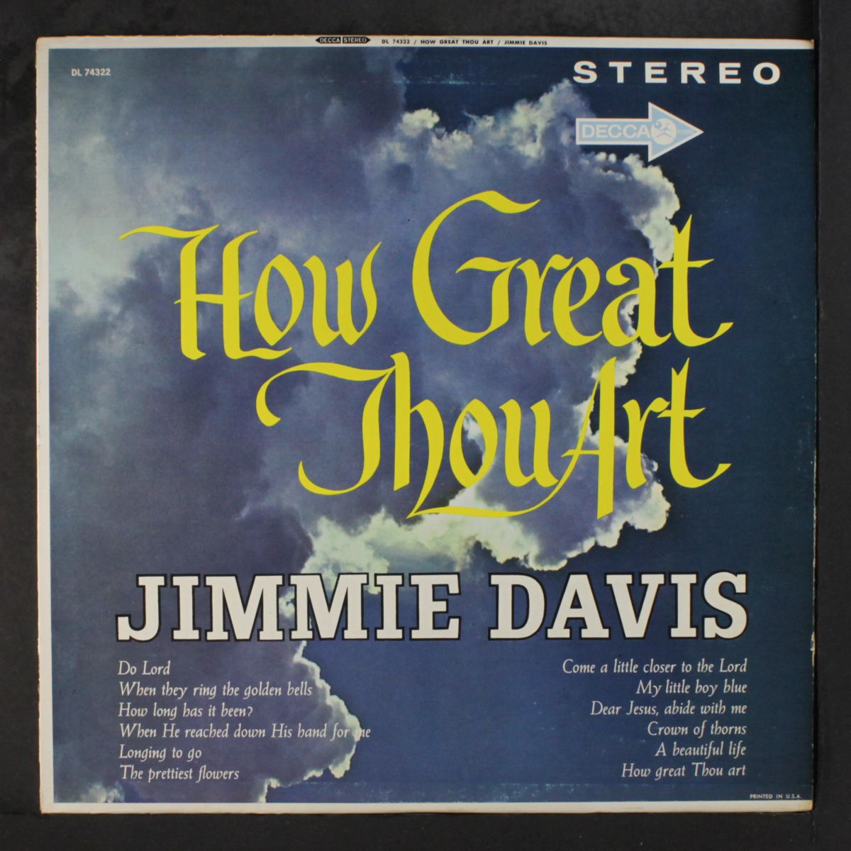 how great thou art by JIMMIE DAVIS