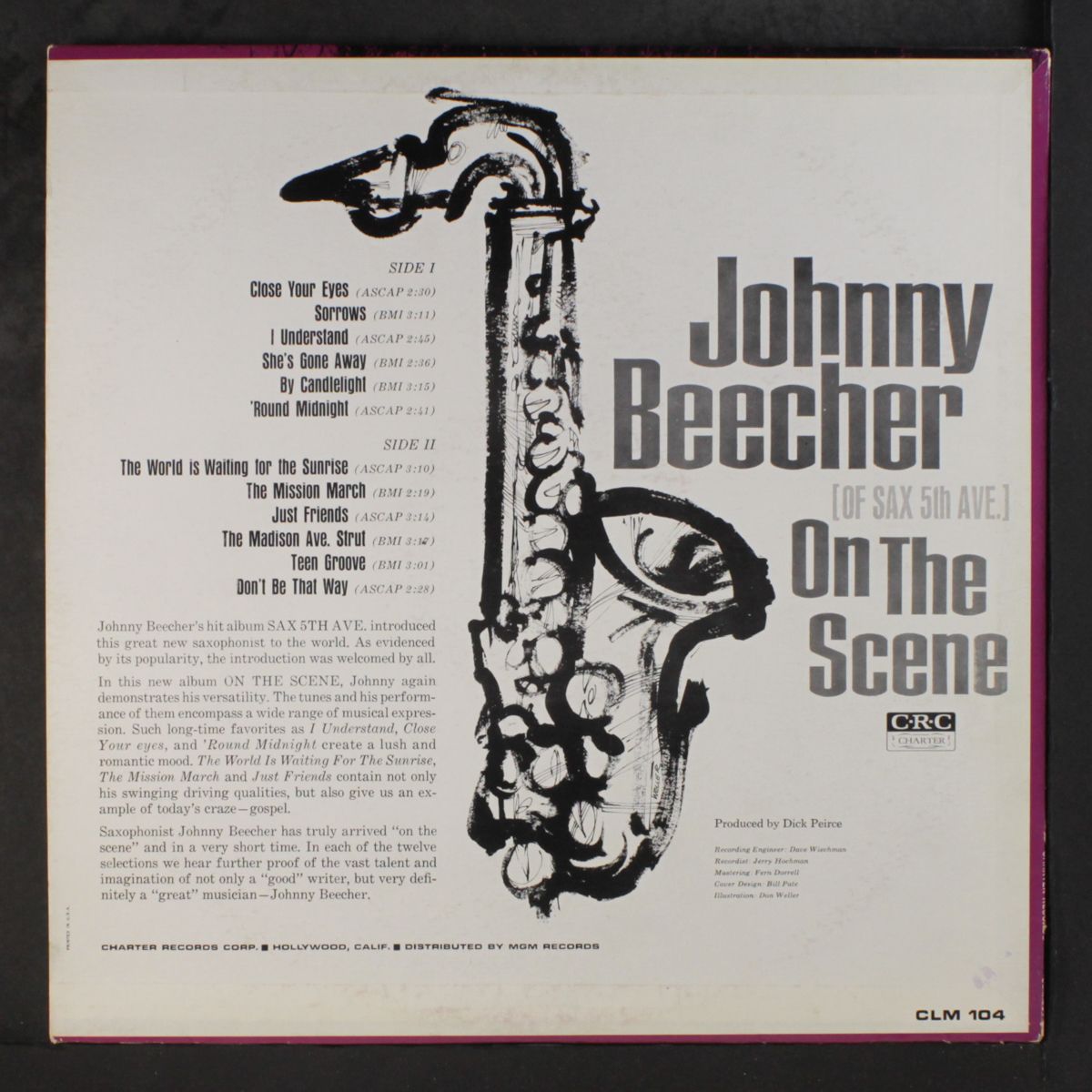 on the scene by JOHNNY BEECHER
