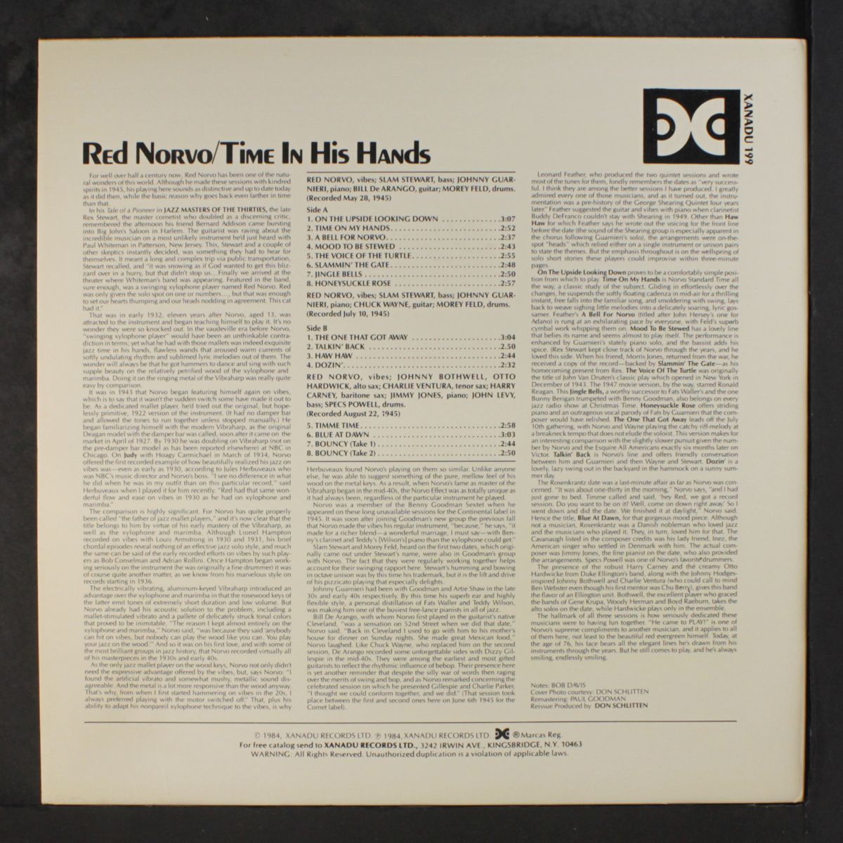 time in my hands by RED NORVO