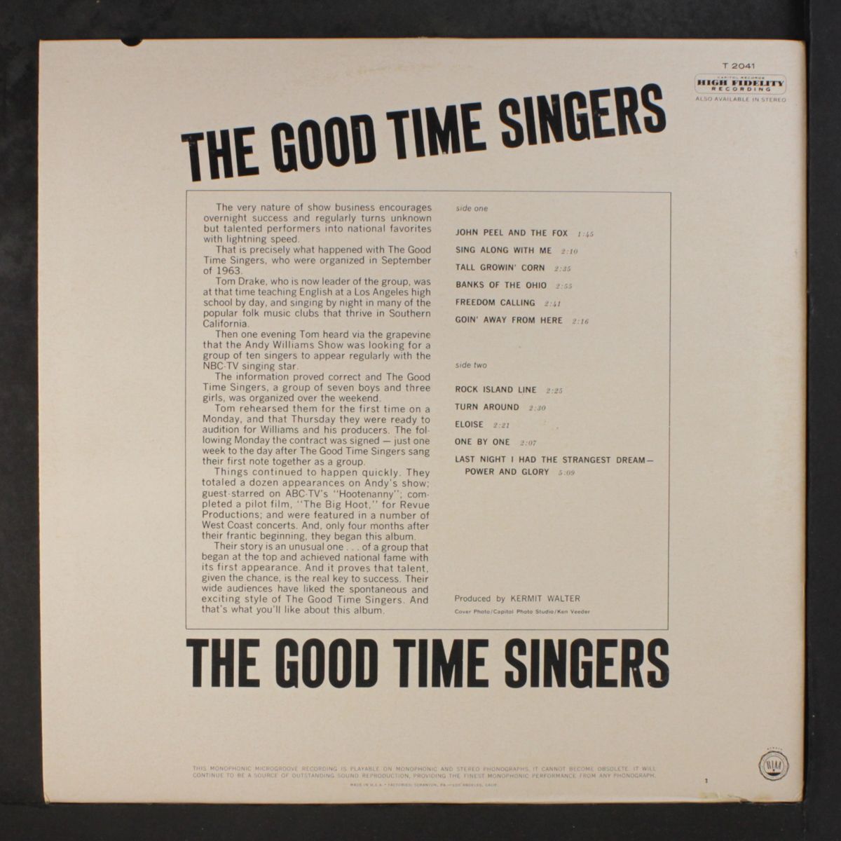 good time singers by GOOD TIME SINGERS
