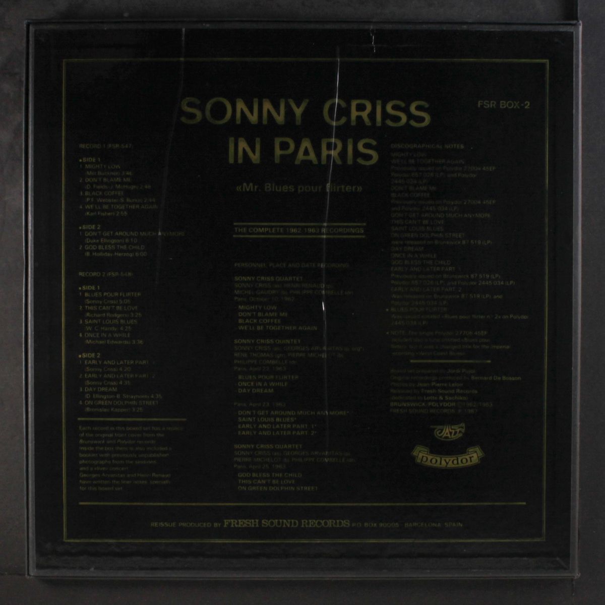 in paris by SONNY CRISS