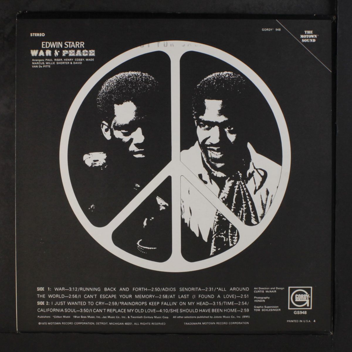 war & peace by EDWIN STARR
