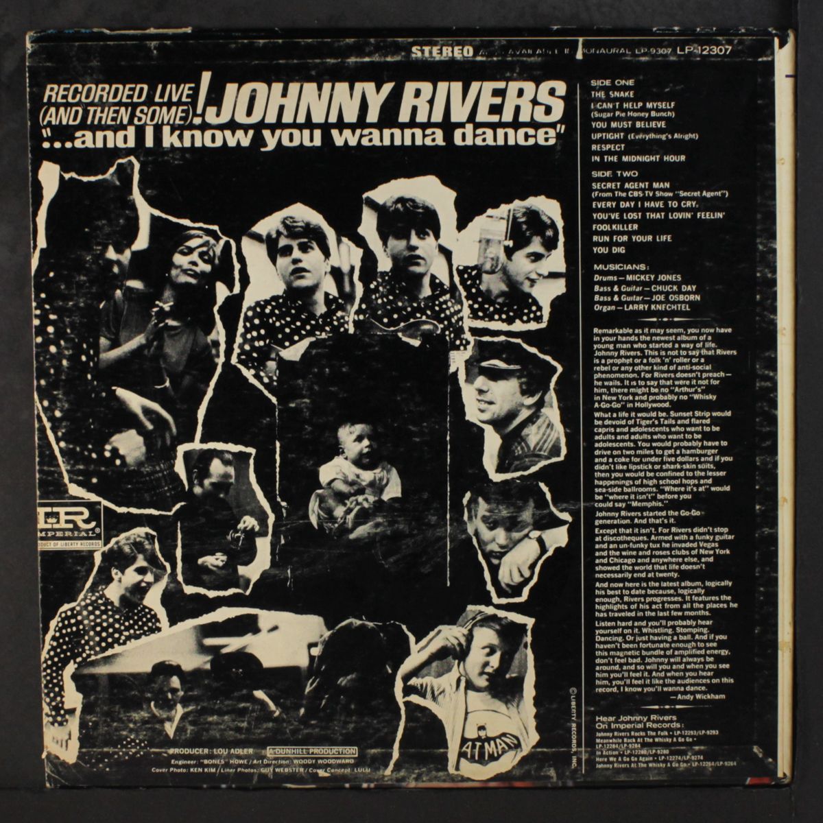 and i know you wanna dance by JOHNNY RIVERS