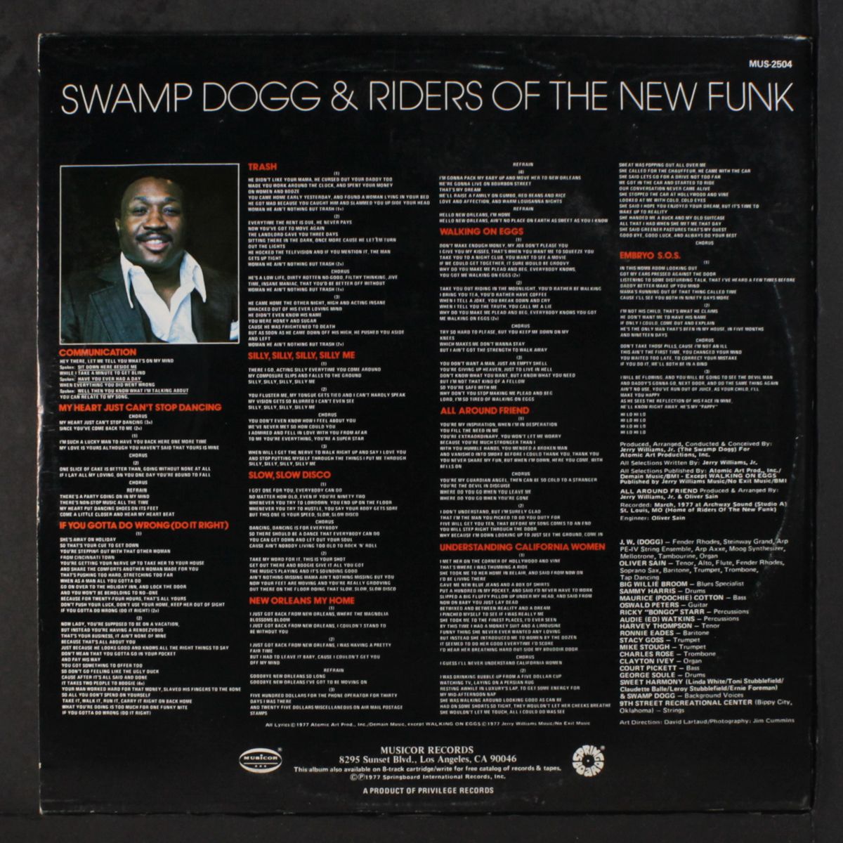 finally caught up with myself by SWAMP DOGG