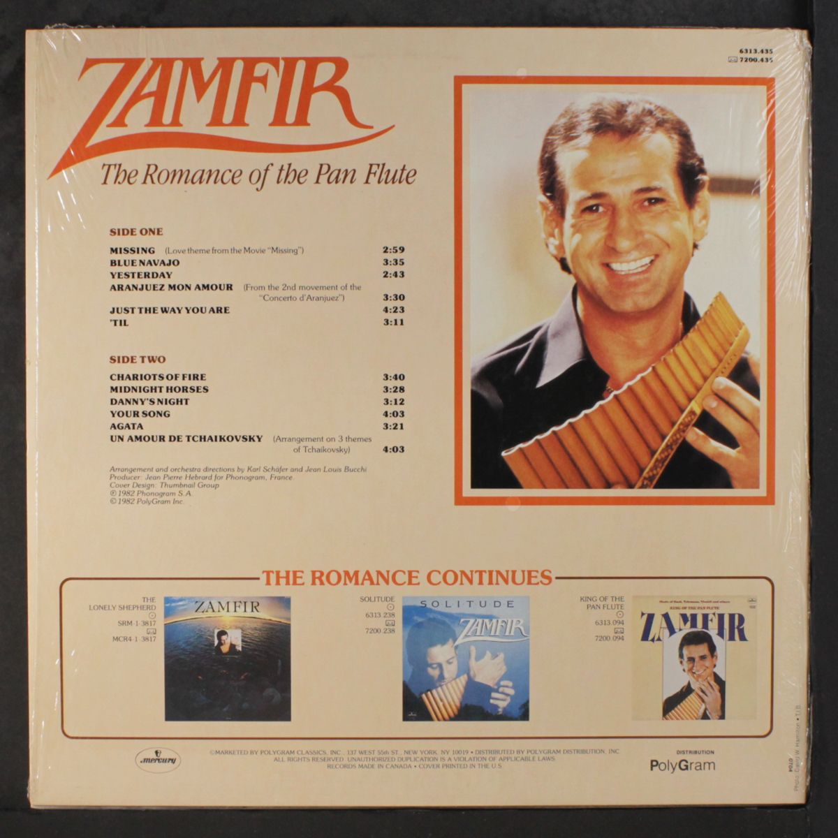romance of the pan flute by ZAMFIR