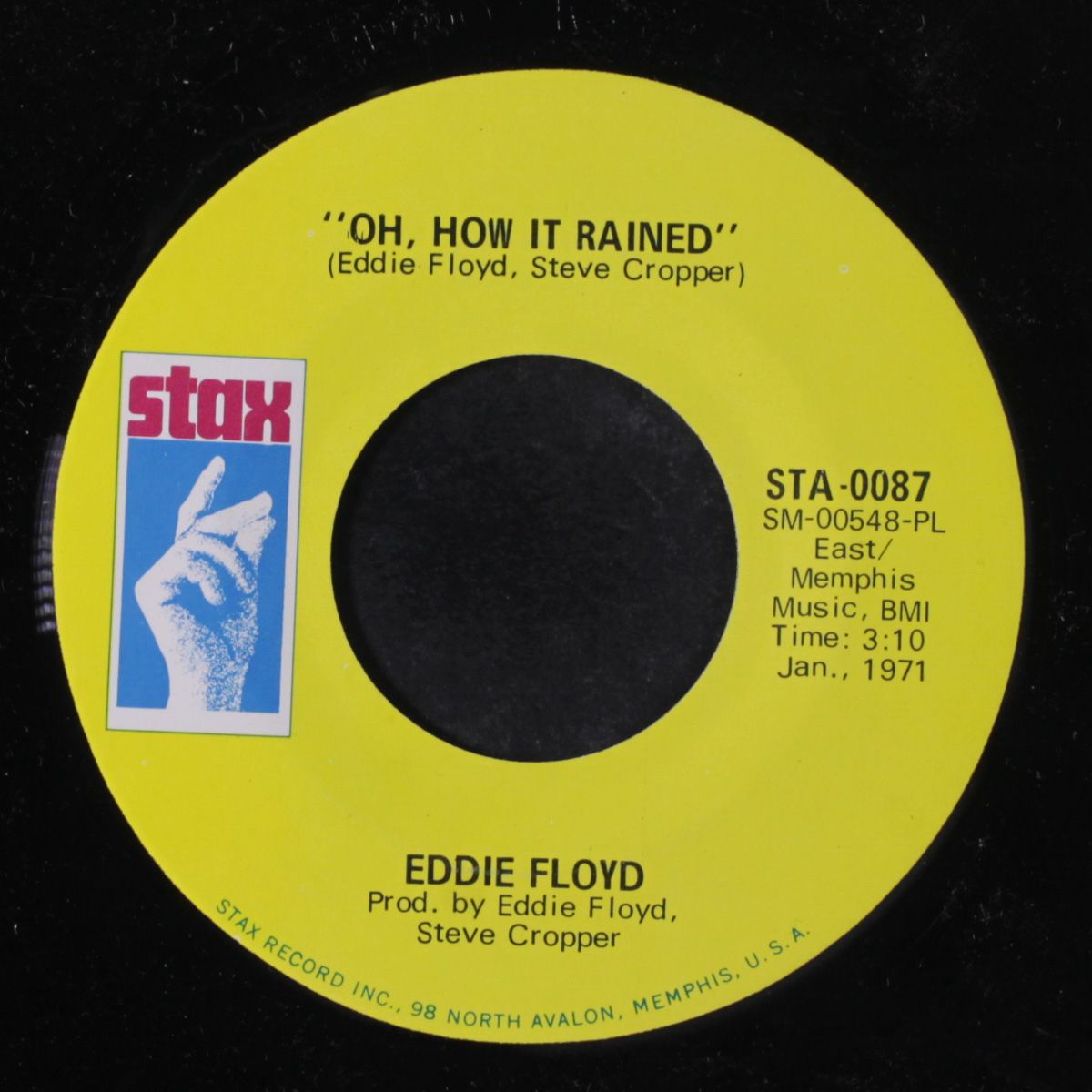 oh, how it rained / when my baby said goodbye by EDDIE FLOYD