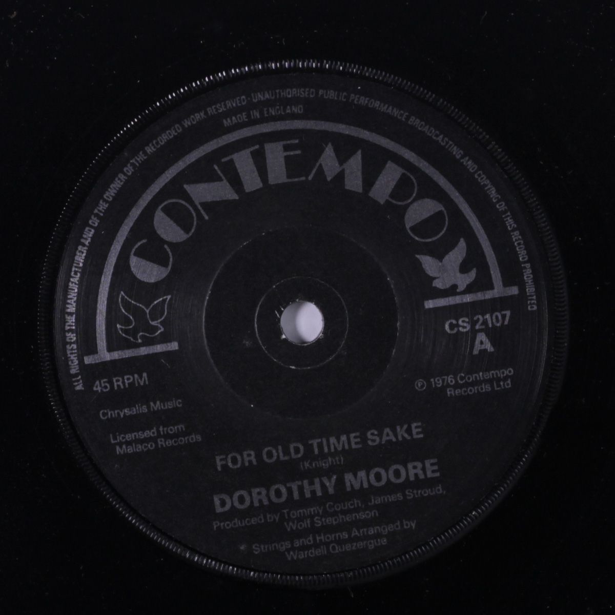 for old time sake / daddy's eyes by DOROTHY MOORE