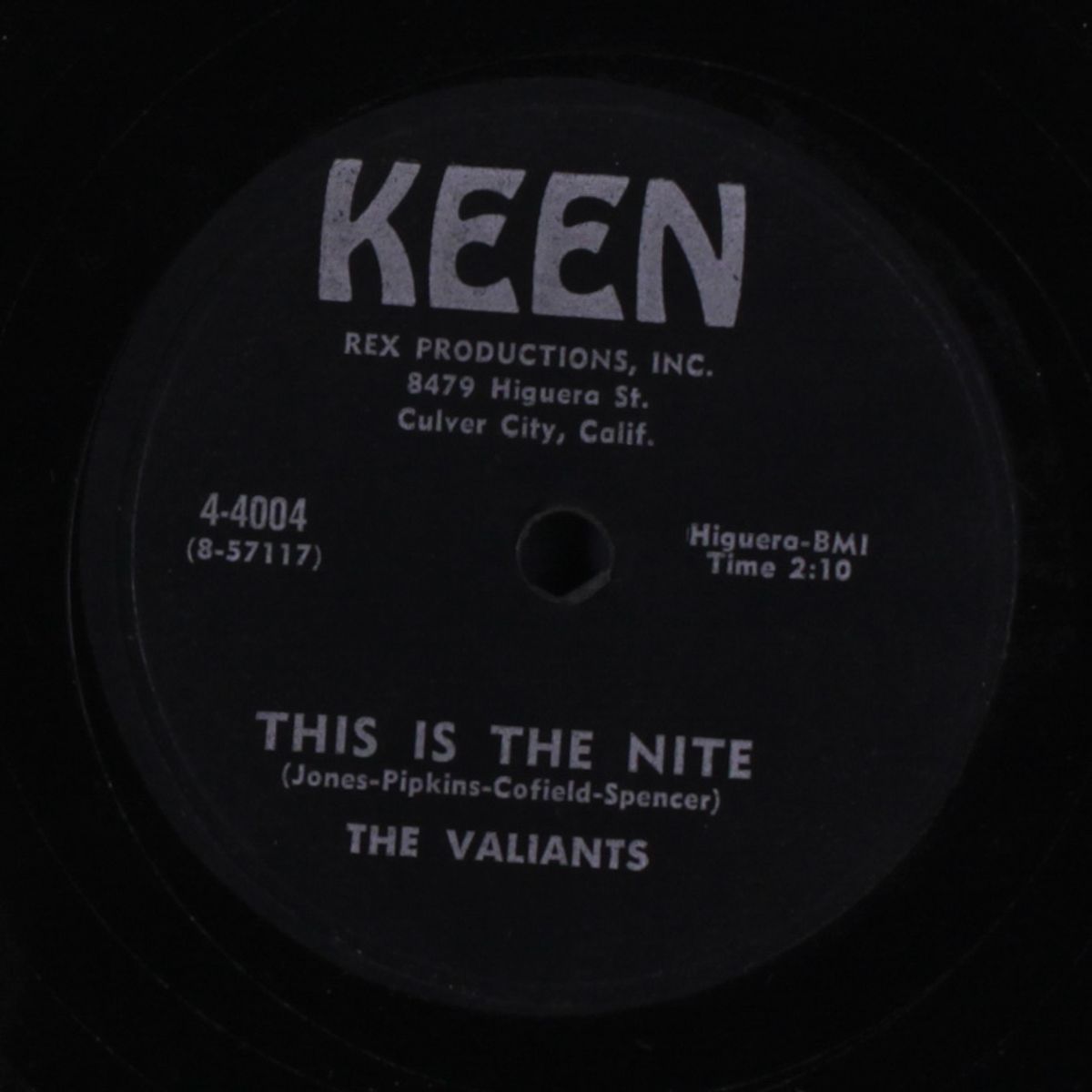 good golly miss molly / this is the night by VALIANTS