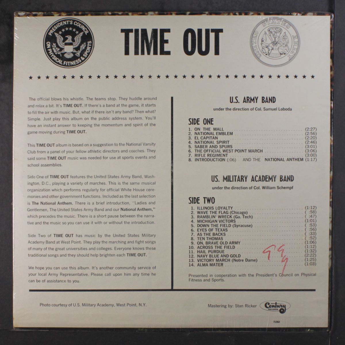time out by U.S. ARMY BAND