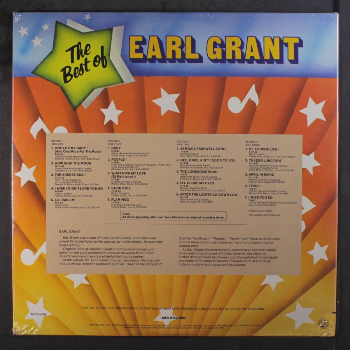 the best of by EARL GRANT