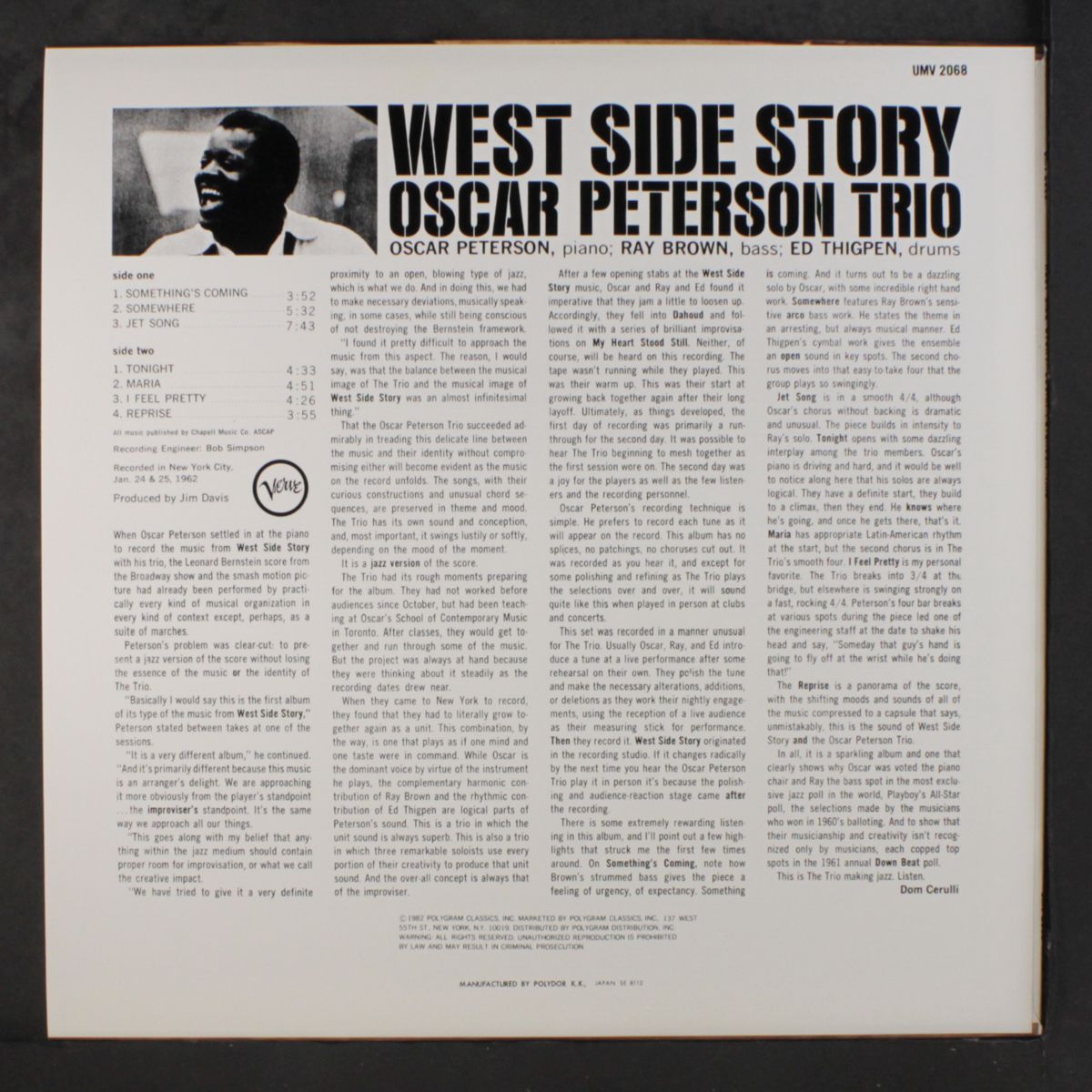 west side story by OSCAR PETERSON