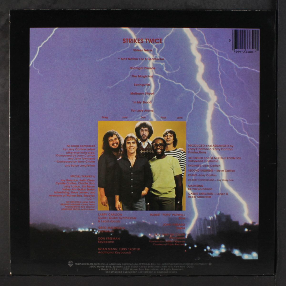 strikes twice by LARRY CARLTON