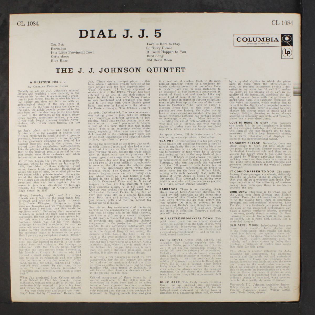 dial j.j.5 by J.J. JOHNSON