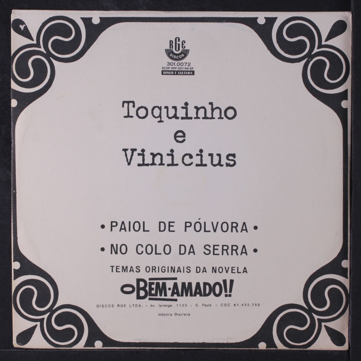 paiol de polvora / no colo da serra by TOQUINHO & VINICIUS