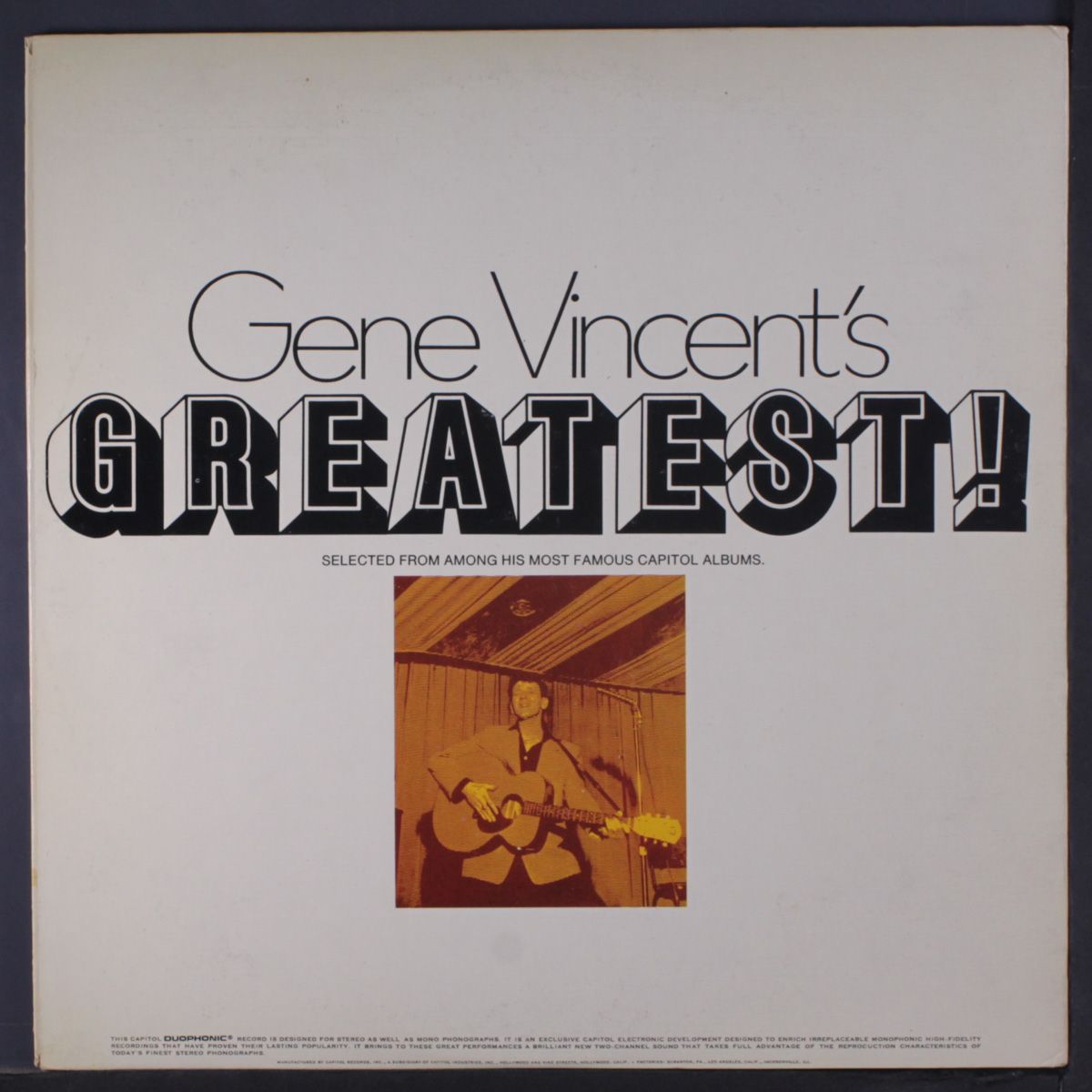 greatest! by GENE VINCENT