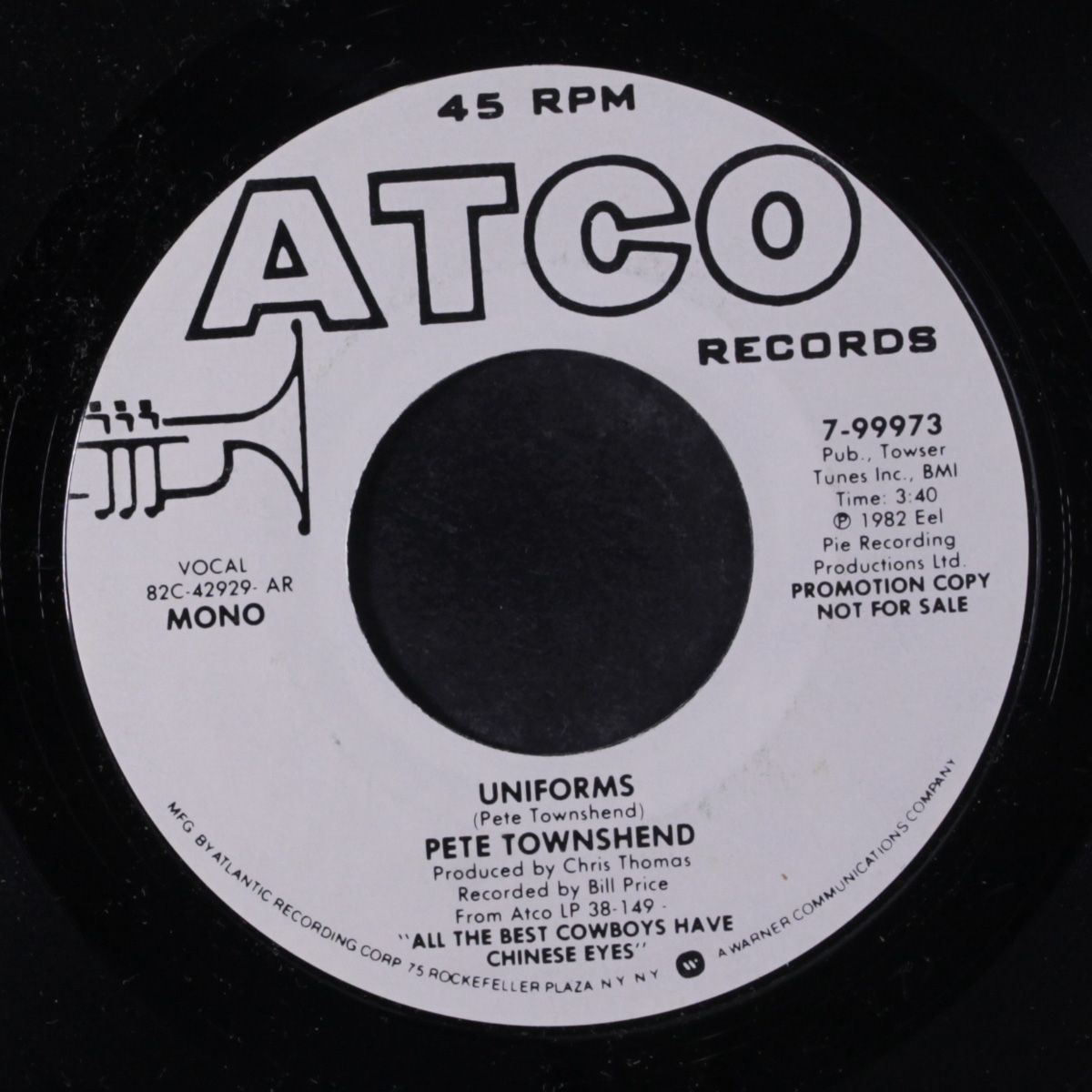 uniforms / mono by PETE TOWNSHEND