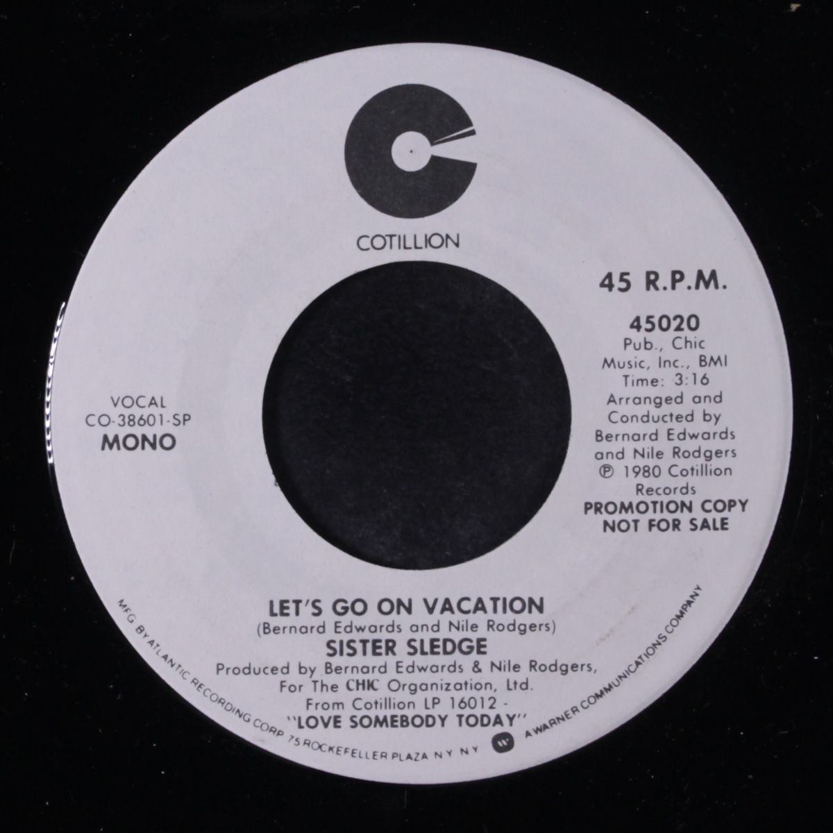 let's go on vacation / mono by SISTER SLEDGE