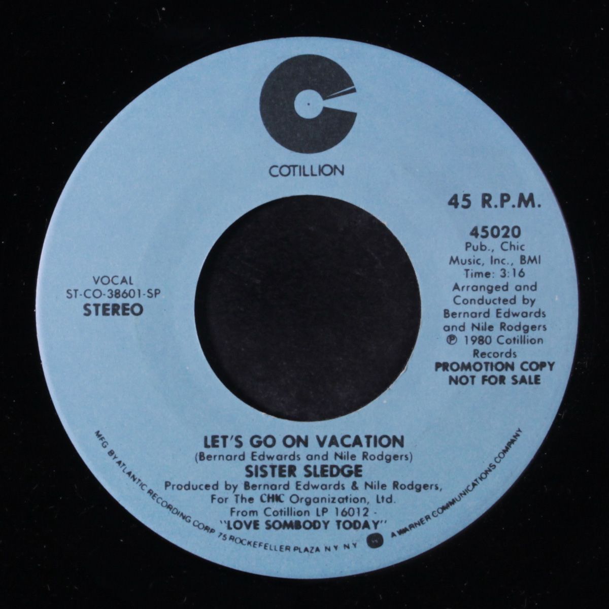 let's go on vacation / mono by SISTER SLEDGE