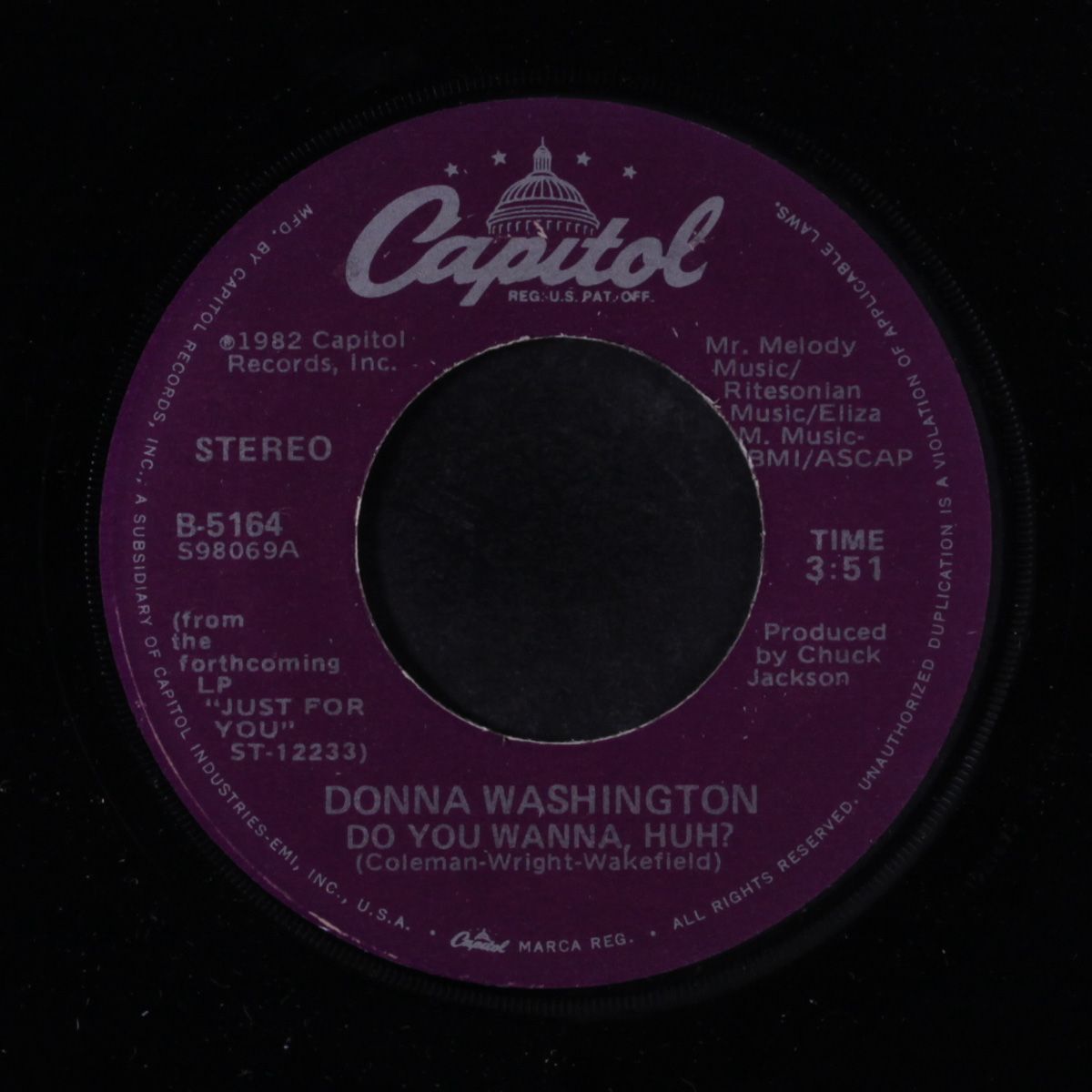 do you wanna, huh? / save your love for me by DONNA WASHINGTON