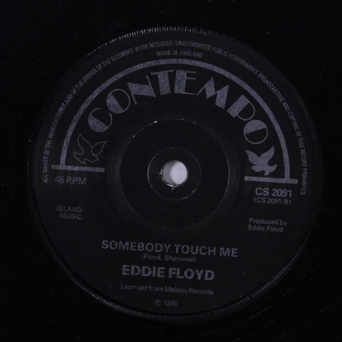paradise / somebody touch me by EDDIE FLOYD