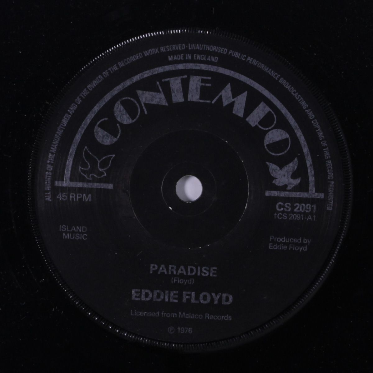 paradise / somebody touch me by EDDIE FLOYD