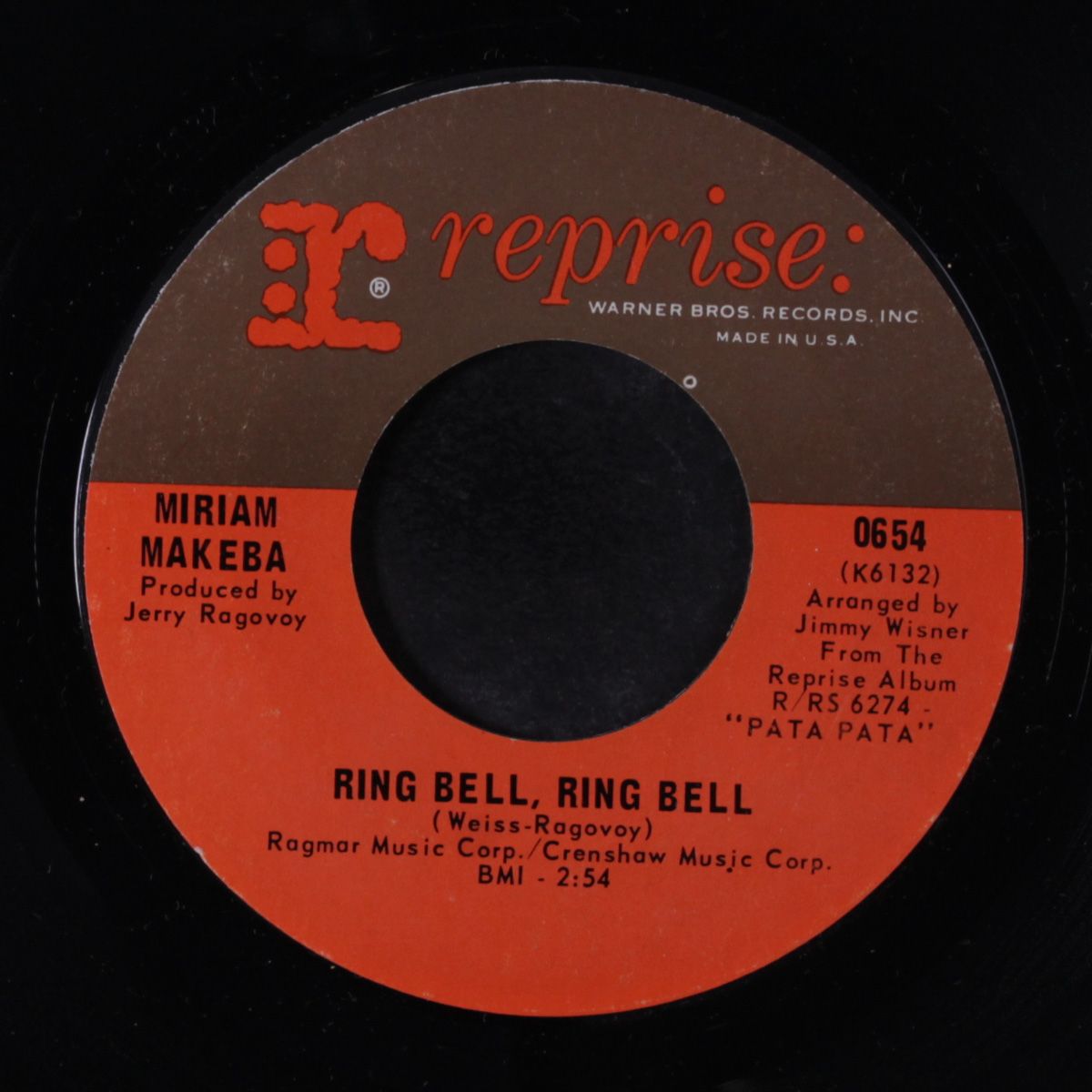 malayisha / ring bell, ring bell by MIRIAM MAKEBA