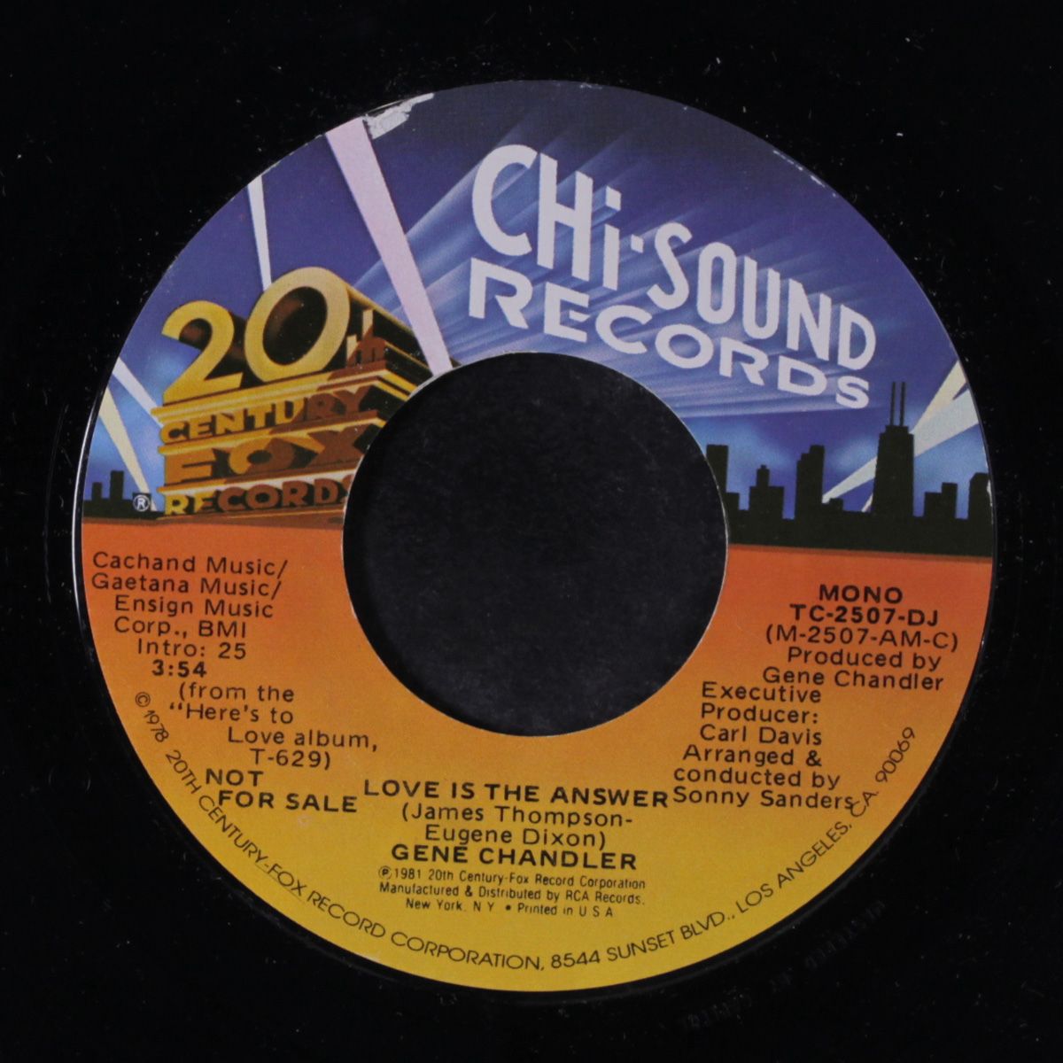 love is the answer / mono by GENE CHANDLER