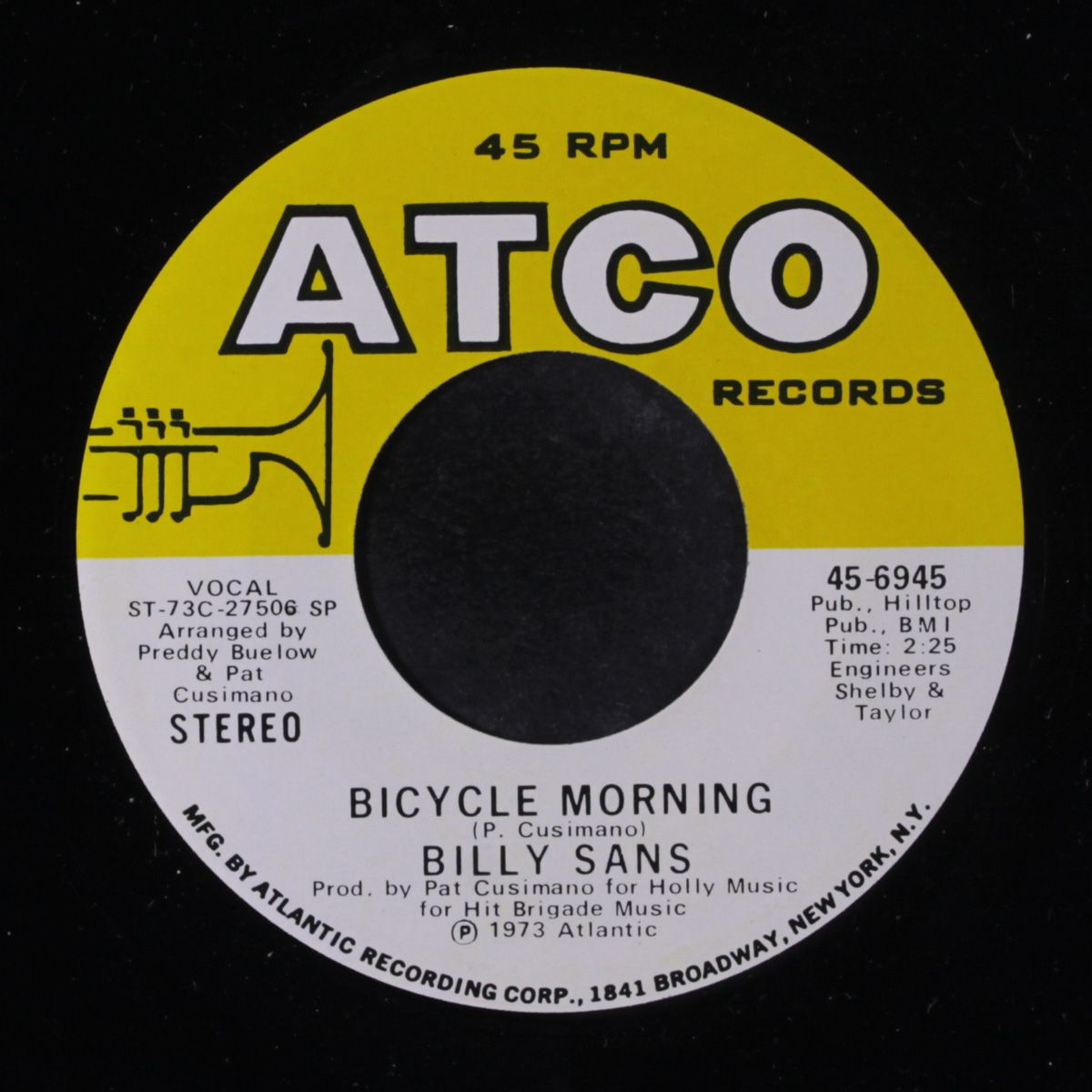 bicycle morning / for ever by BILLY SANS