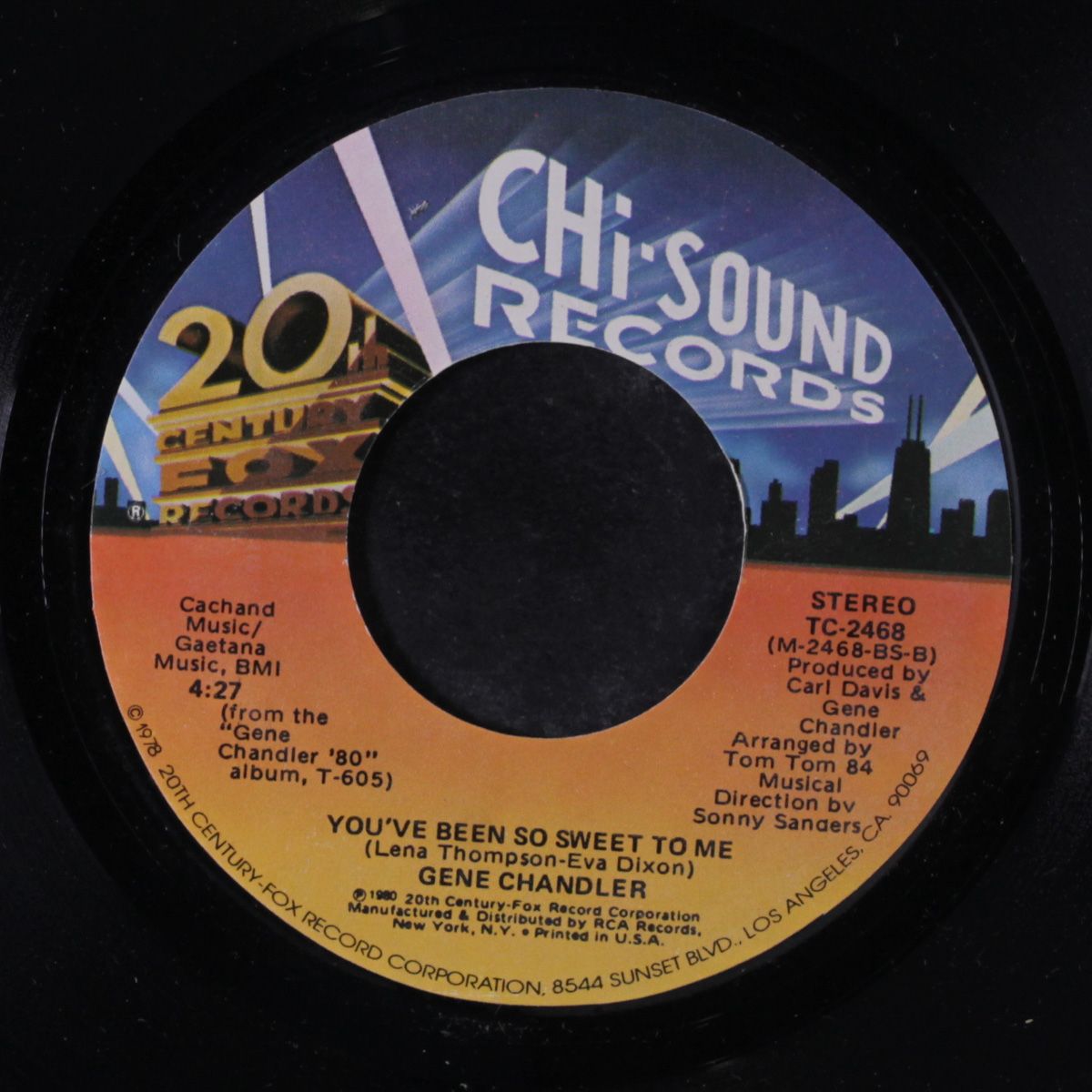 lay me gently / you've been so sweet to me by GENE CHANDLER