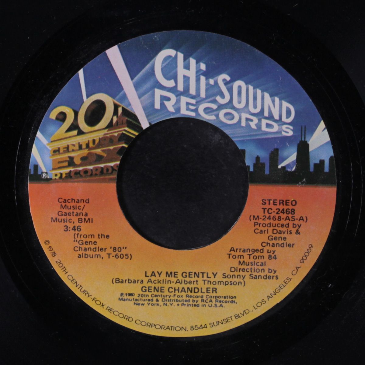 lay me gently / you've been so sweet to me by GENE CHANDLER