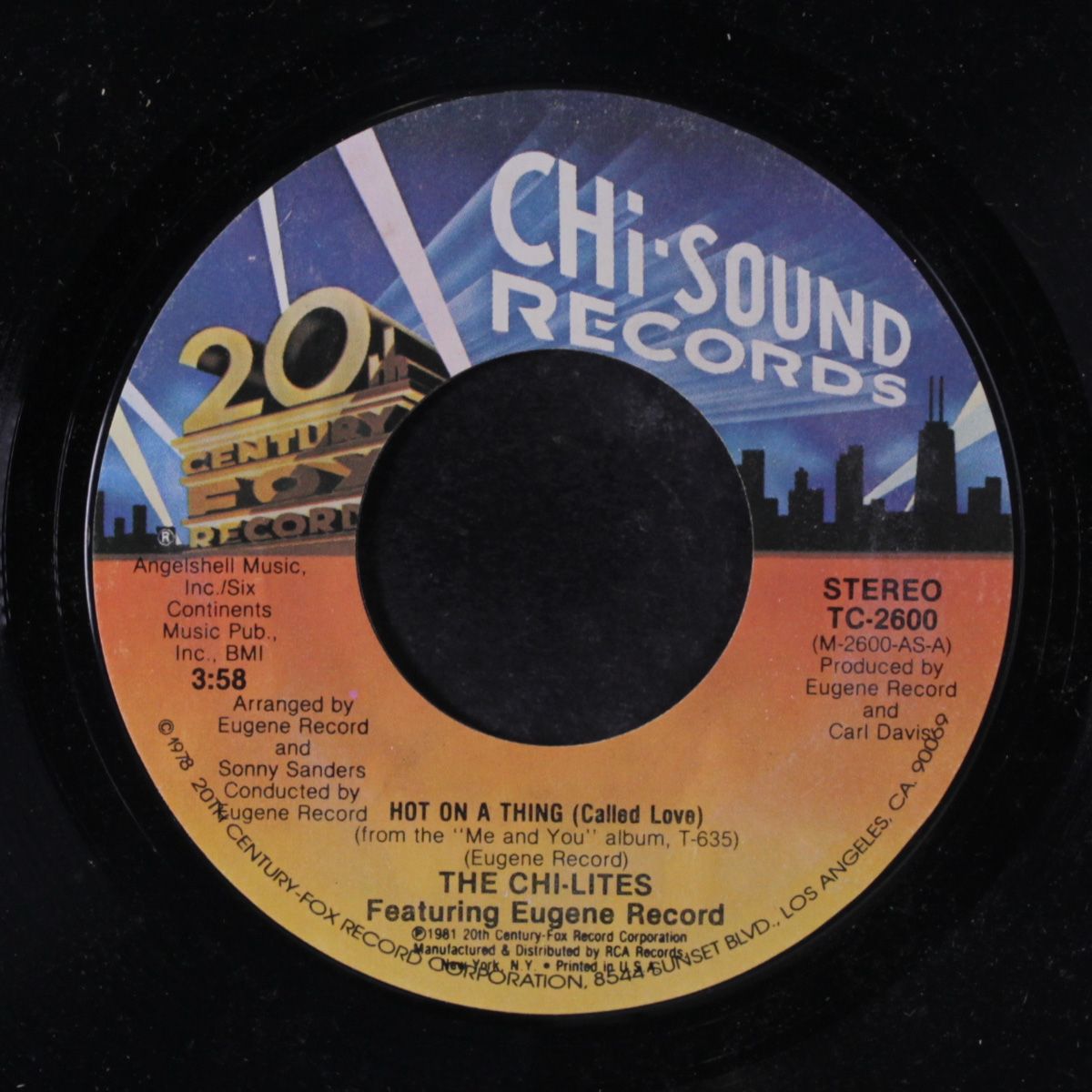 whole lot of good good lovin' / hot on a thing by CHI-LITES