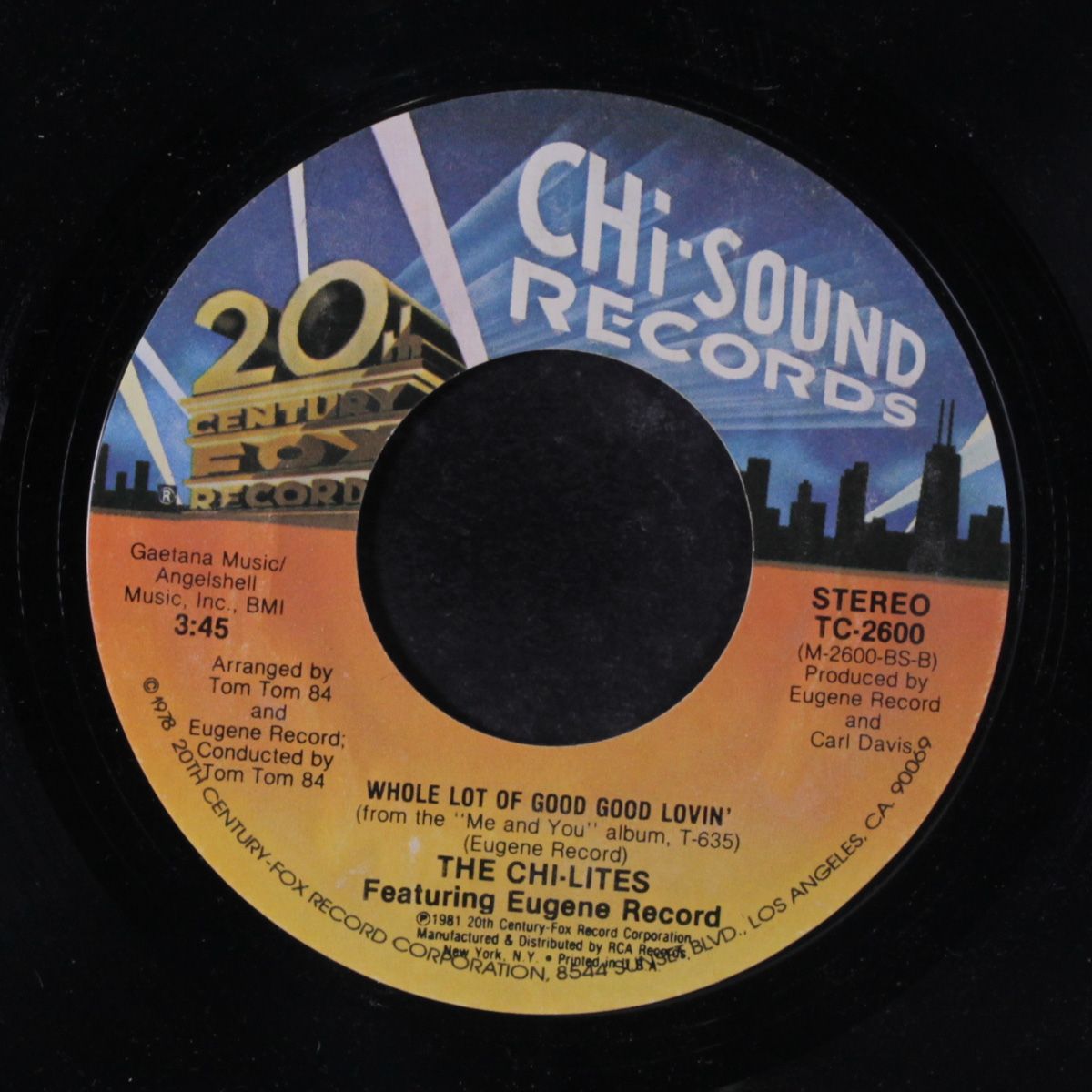 whole lot of good good lovin' / hot on a thing by CHI-LITES