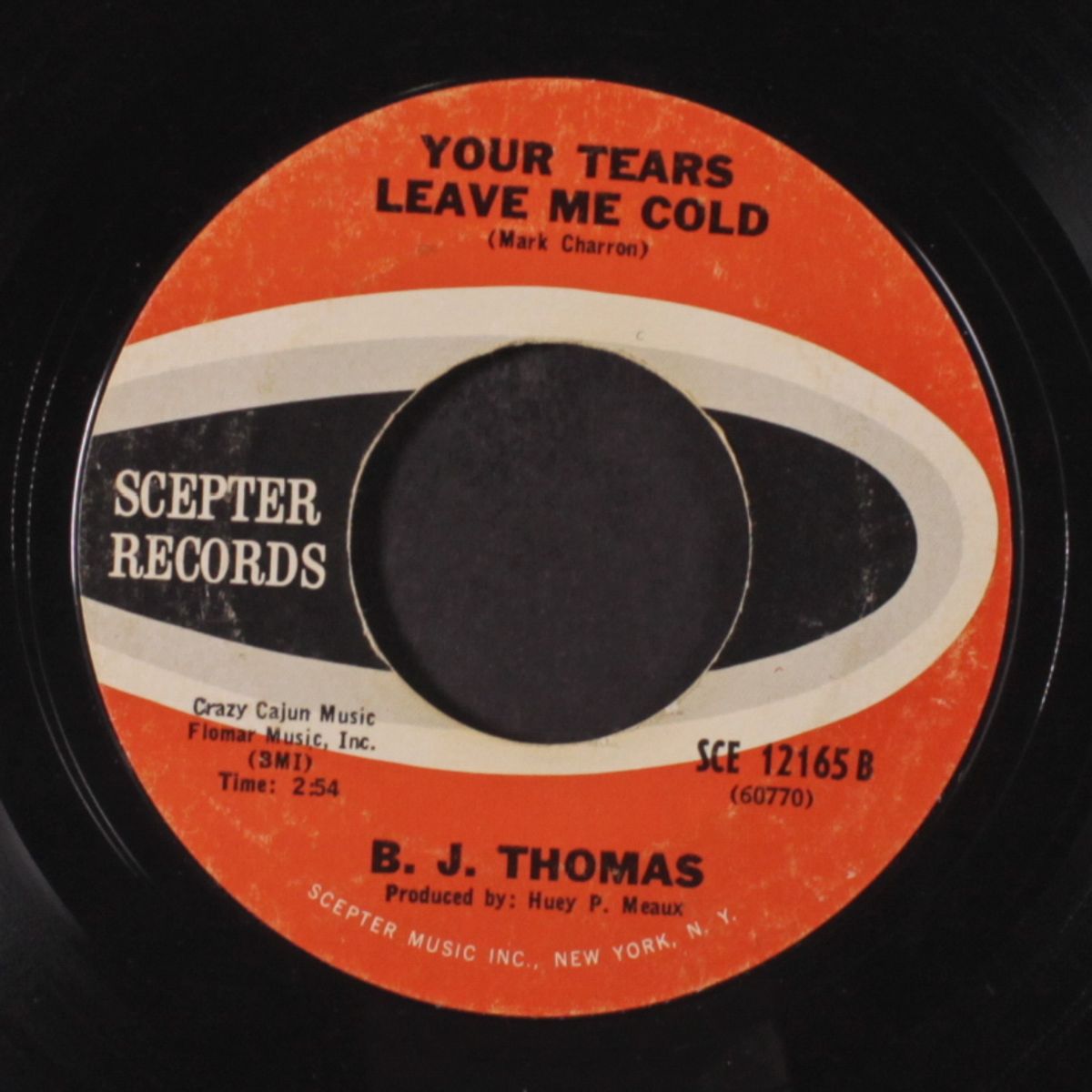 tomorrow never comes / your tears leave me cold by B.J. THOMAS