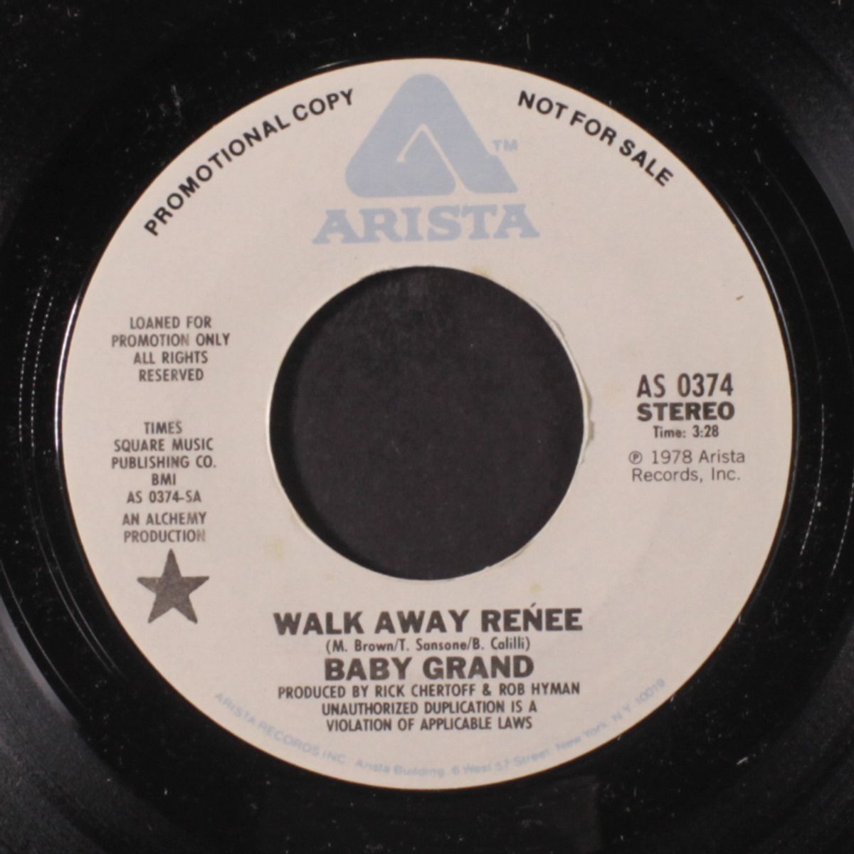 walk away renee / mono by BABY GRAND