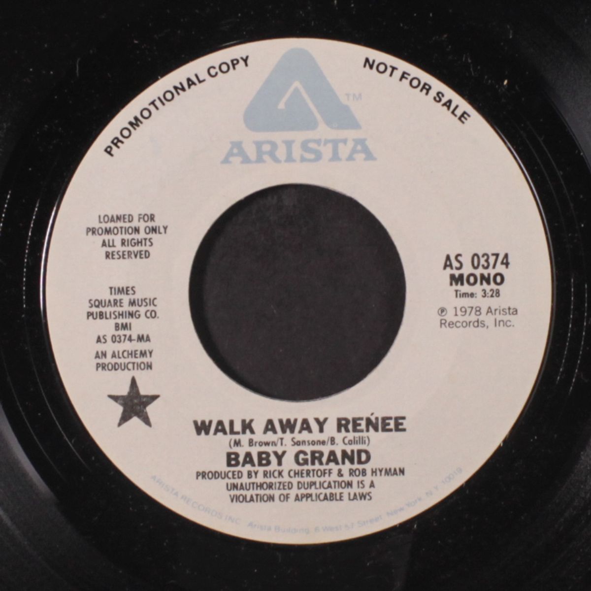 walk away renee / mono by BABY GRAND