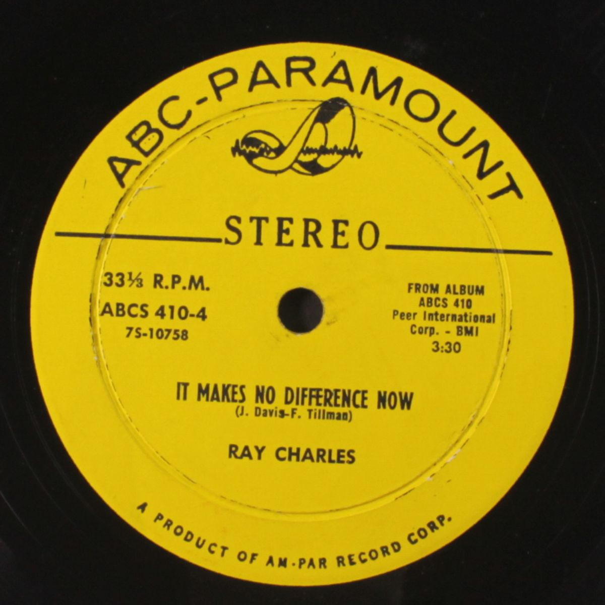 worried mind / it makes no difference now by RAY CHARLES