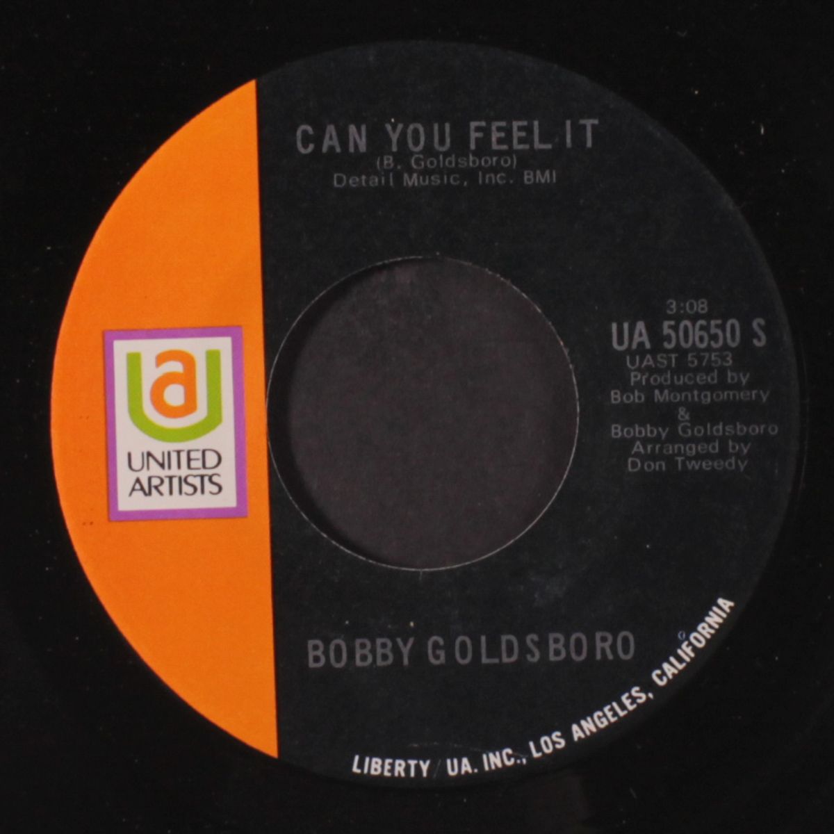 can you feel it / good time, bad time by BOBBY GOLDSBORO