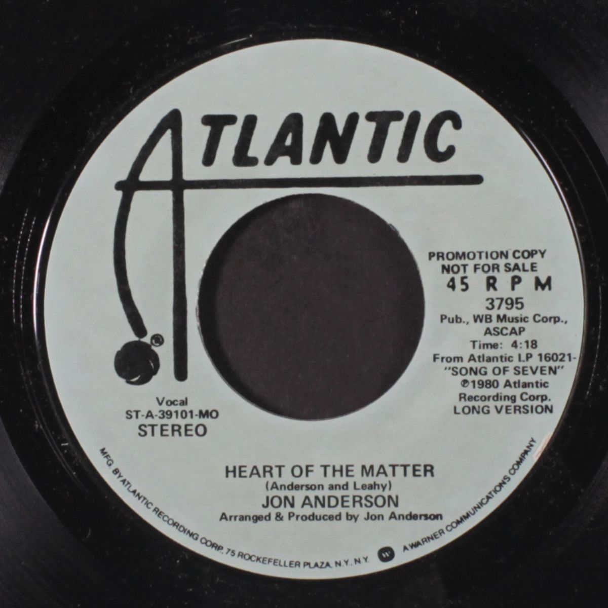 heart of the matter / short by JON ANDERSON