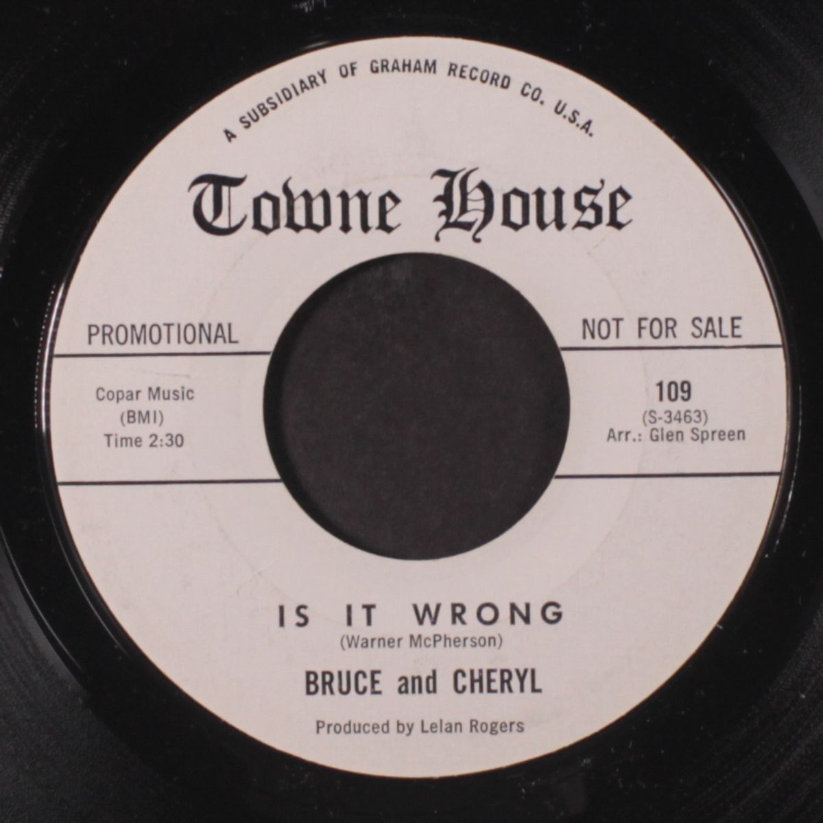 pledging my love / is it wrong by BRUCE & CHERYL