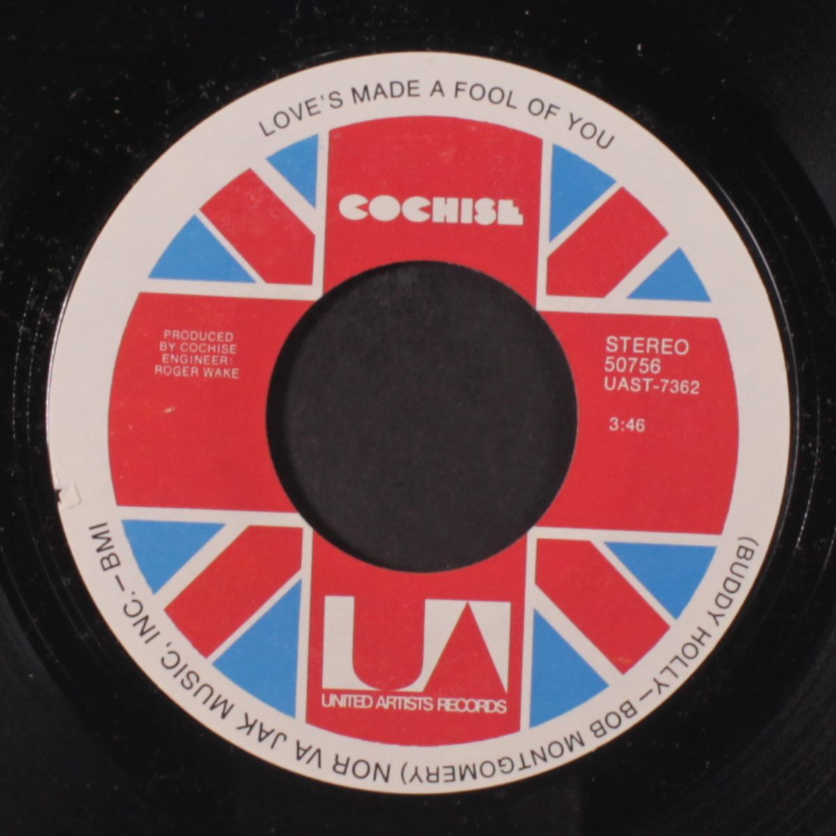 loves made a fool of you / words of a dying man by COCHISE