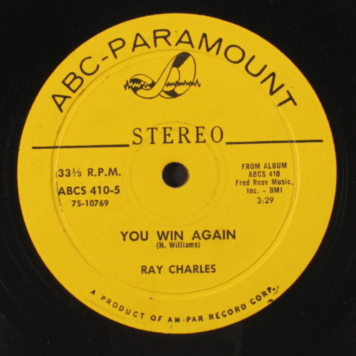 you win again / careless love by RAY CHARLES