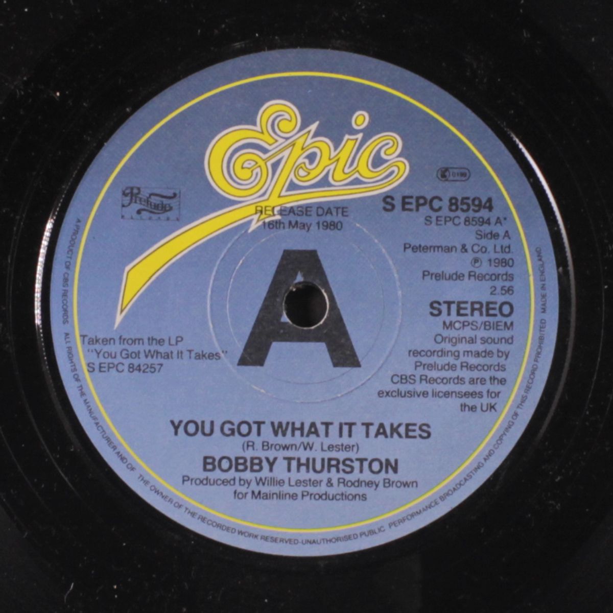 you got what it takes / i wanna do it with you by BOBBY THURSTON