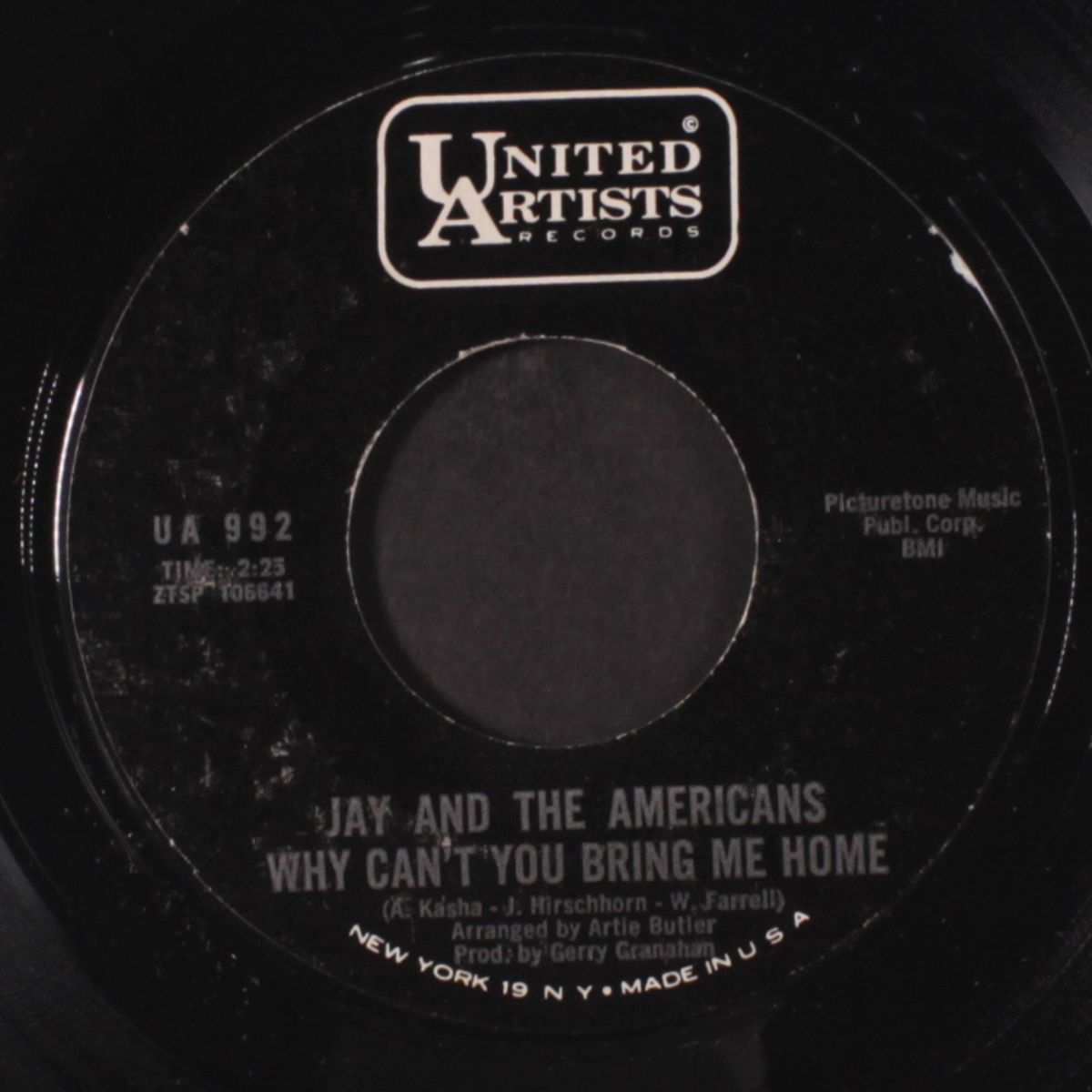 why can't you bring me home / baby stop your cryin' by JAY & AMERICANS