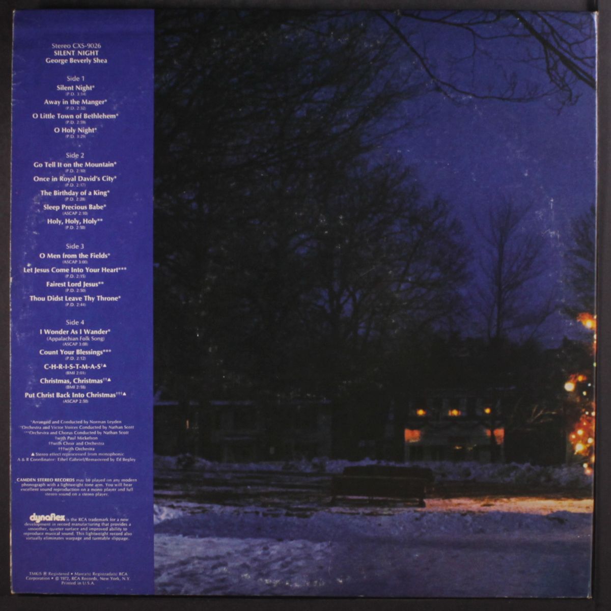 silent night by GEORGE BEVERLY SHEA