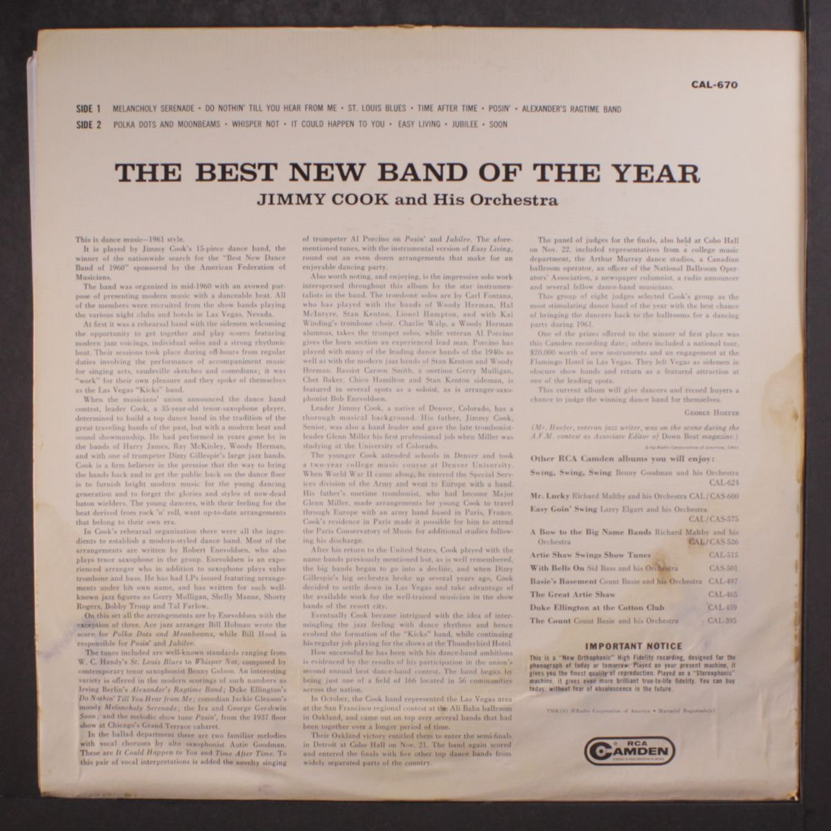 the best new band of the year by JIMMY COOK