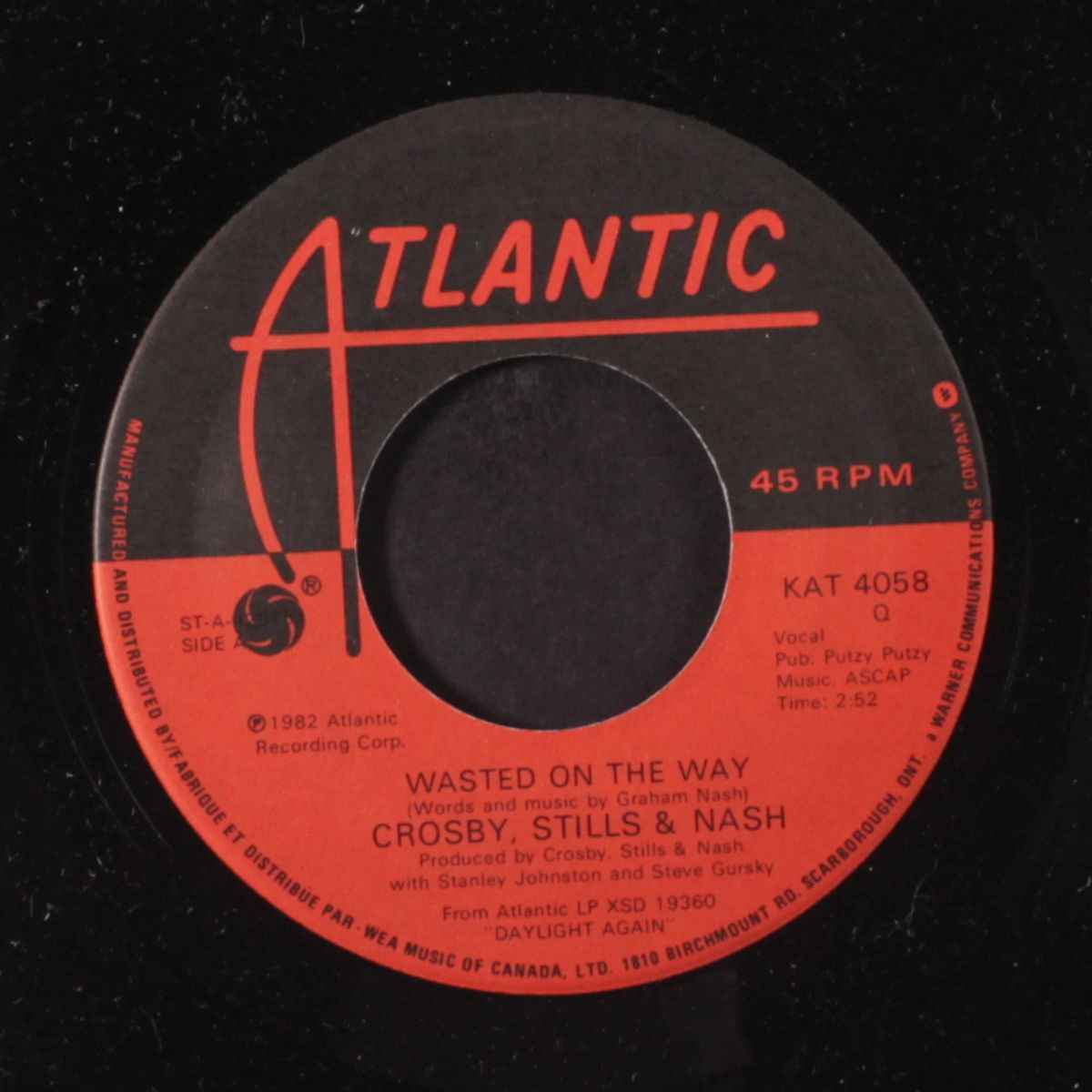 wasted on the way / delta by CROSBY, STILLS & NASH
