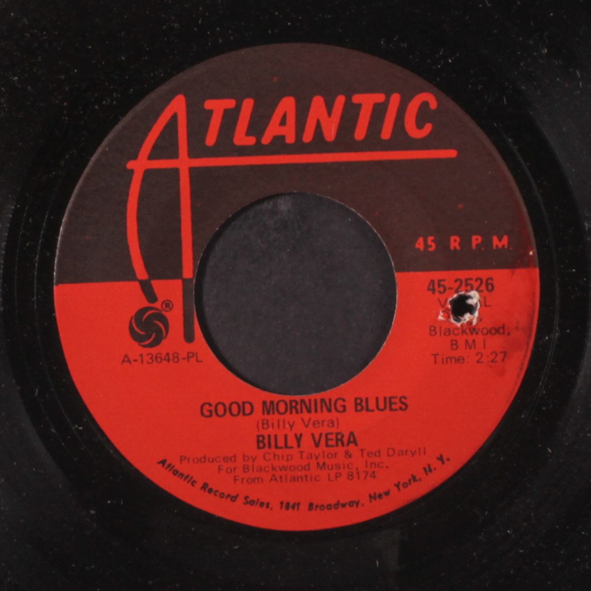 with pen in hand / good morning blues by BILLY VERA