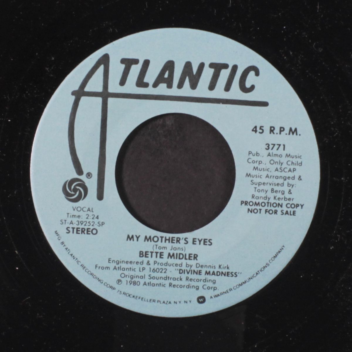 my mother's eyes / mono by BETTE MIDLER