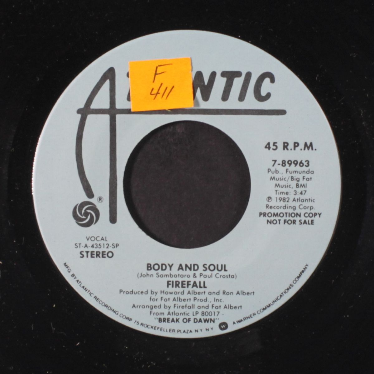 body & soul / same by FIREFALL
