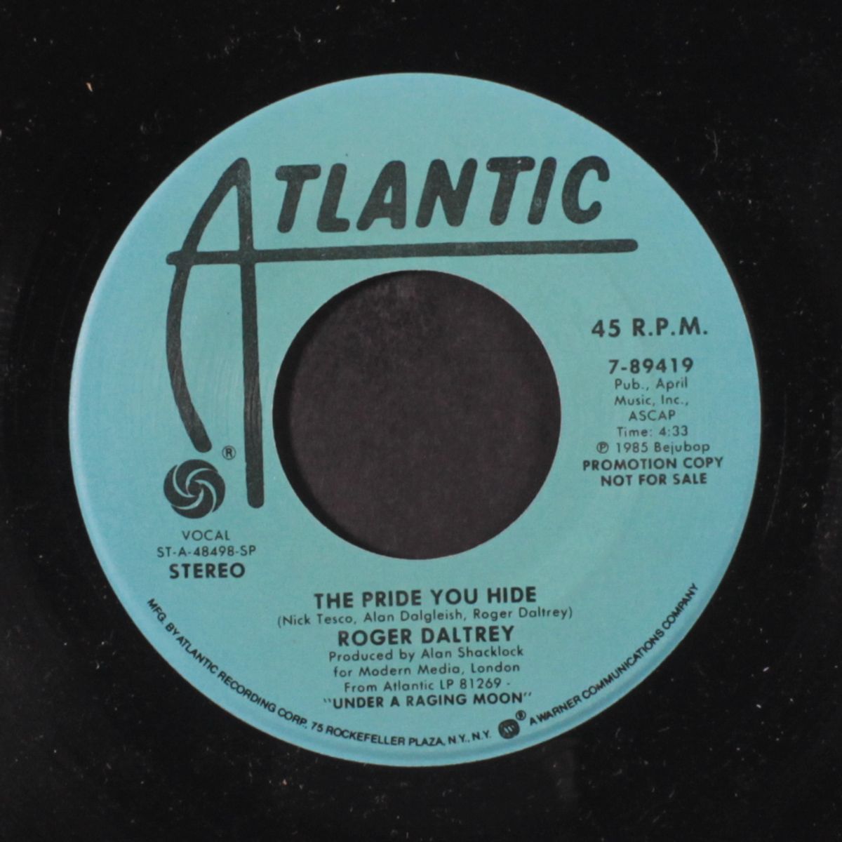 the pride you hide / same by ROGER DALTREY